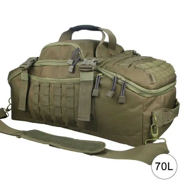 3 Way Military Duffel Bag & Backpack