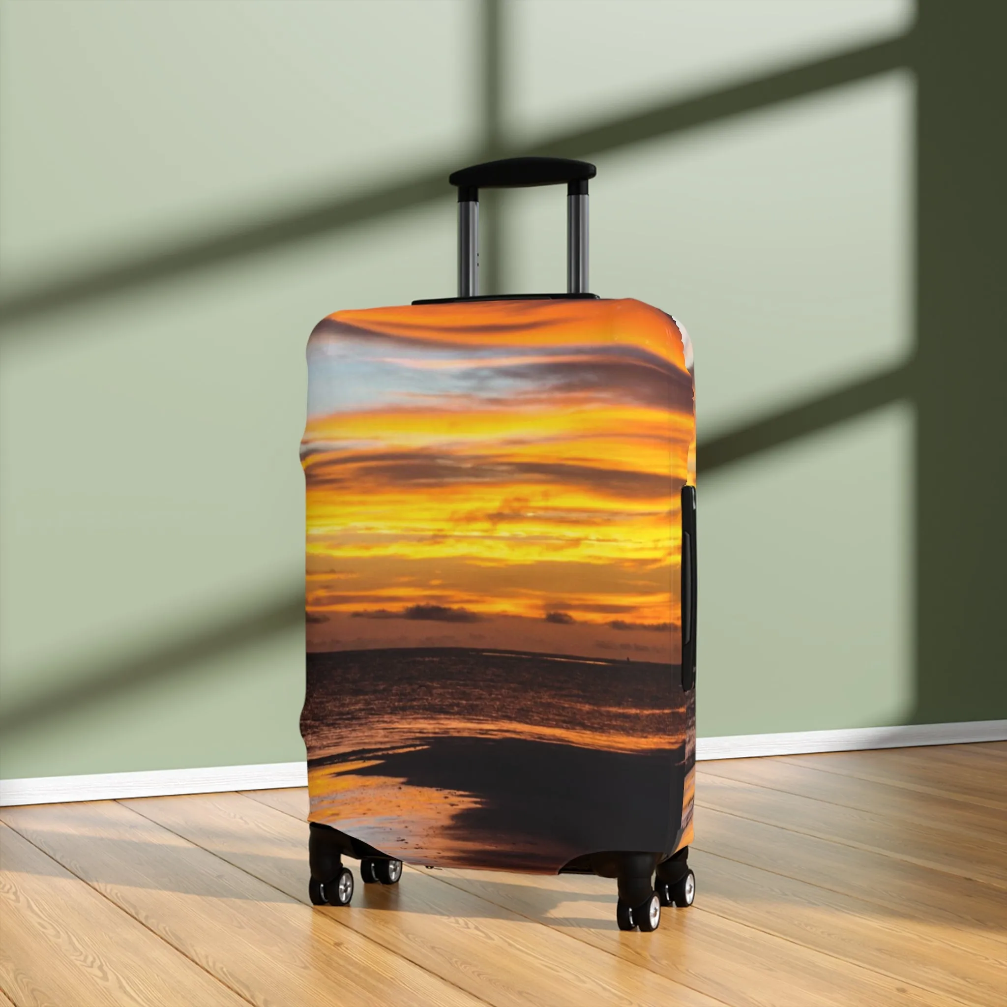A Walk in the Sun Luggage Cover Luggage Cover Elastic Polyester-spandex Luggage Protector Baggage Carousel Protection Coverr