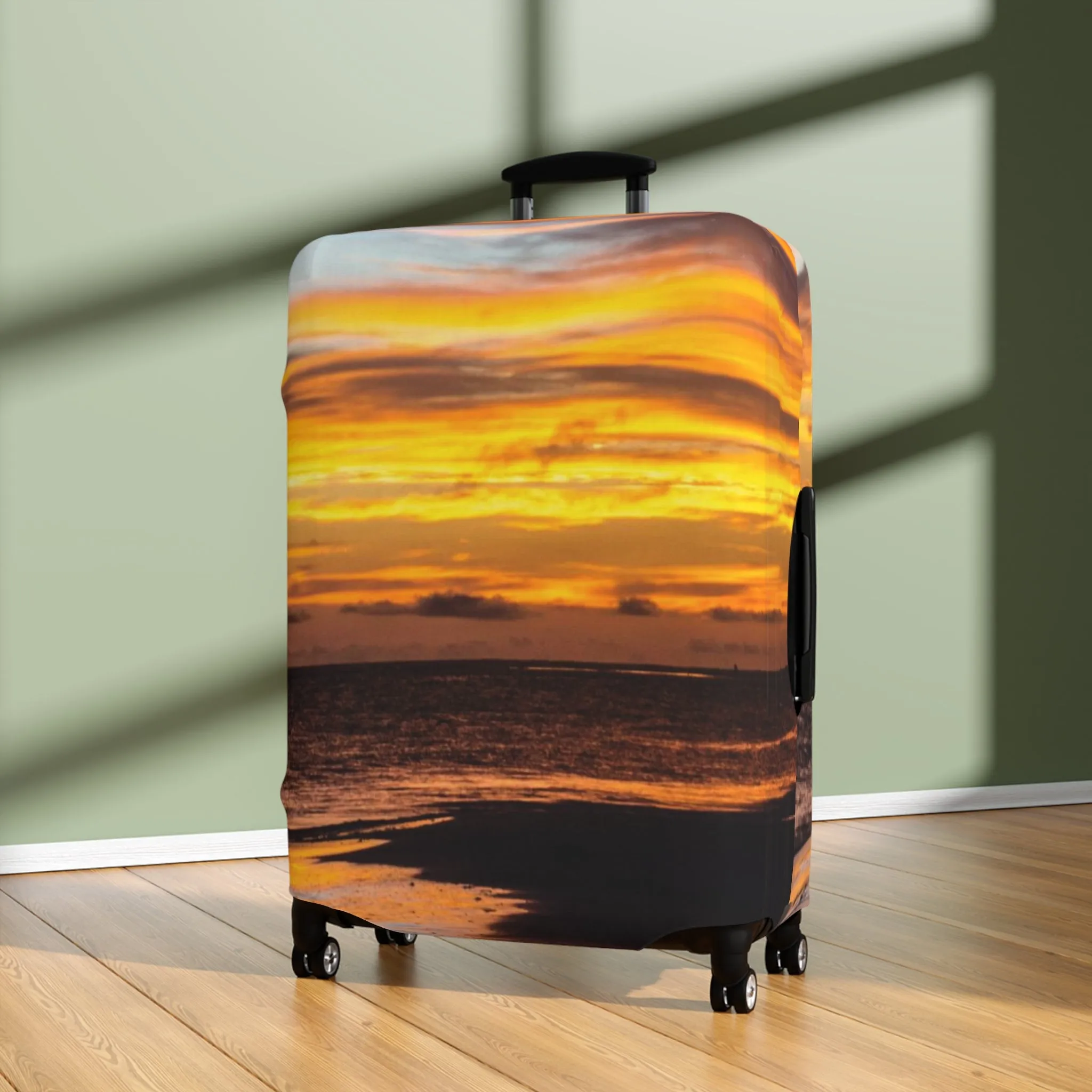 A Walk in the Sun Luggage Cover Luggage Cover Elastic Polyester-spandex Luggage Protector Baggage Carousel Protection Coverr