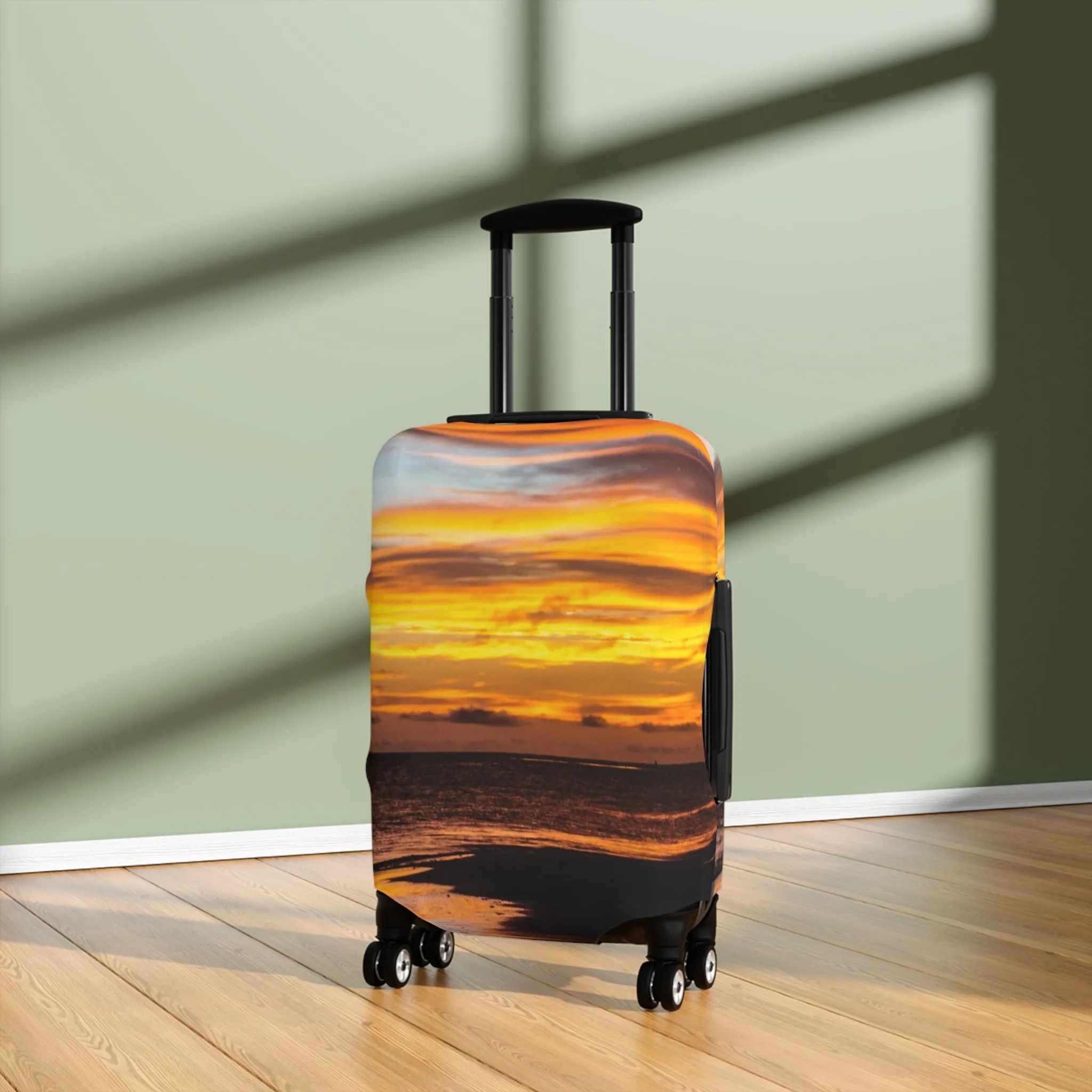 A Walk in the Sun Luggage Cover Luggage Cover Elastic Polyester-spandex Luggage Protector Baggage Carousel Protection Coverr