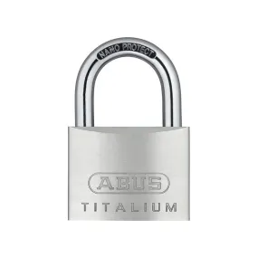 Abus Mechanical 64TI/60mm TITALIUM™ Padlock Keyed Alike KA6607
