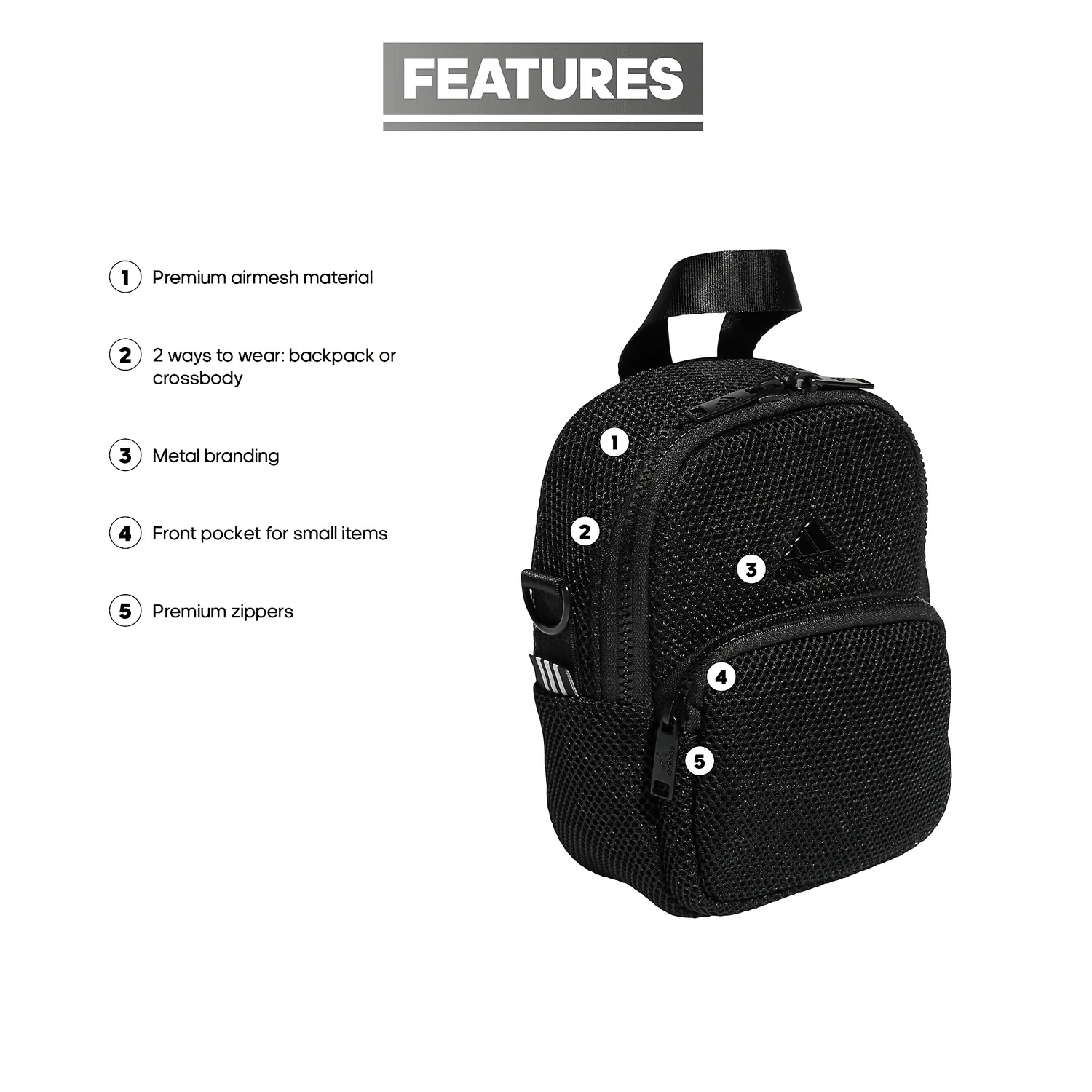 adidas Airmesh Mini Backpack