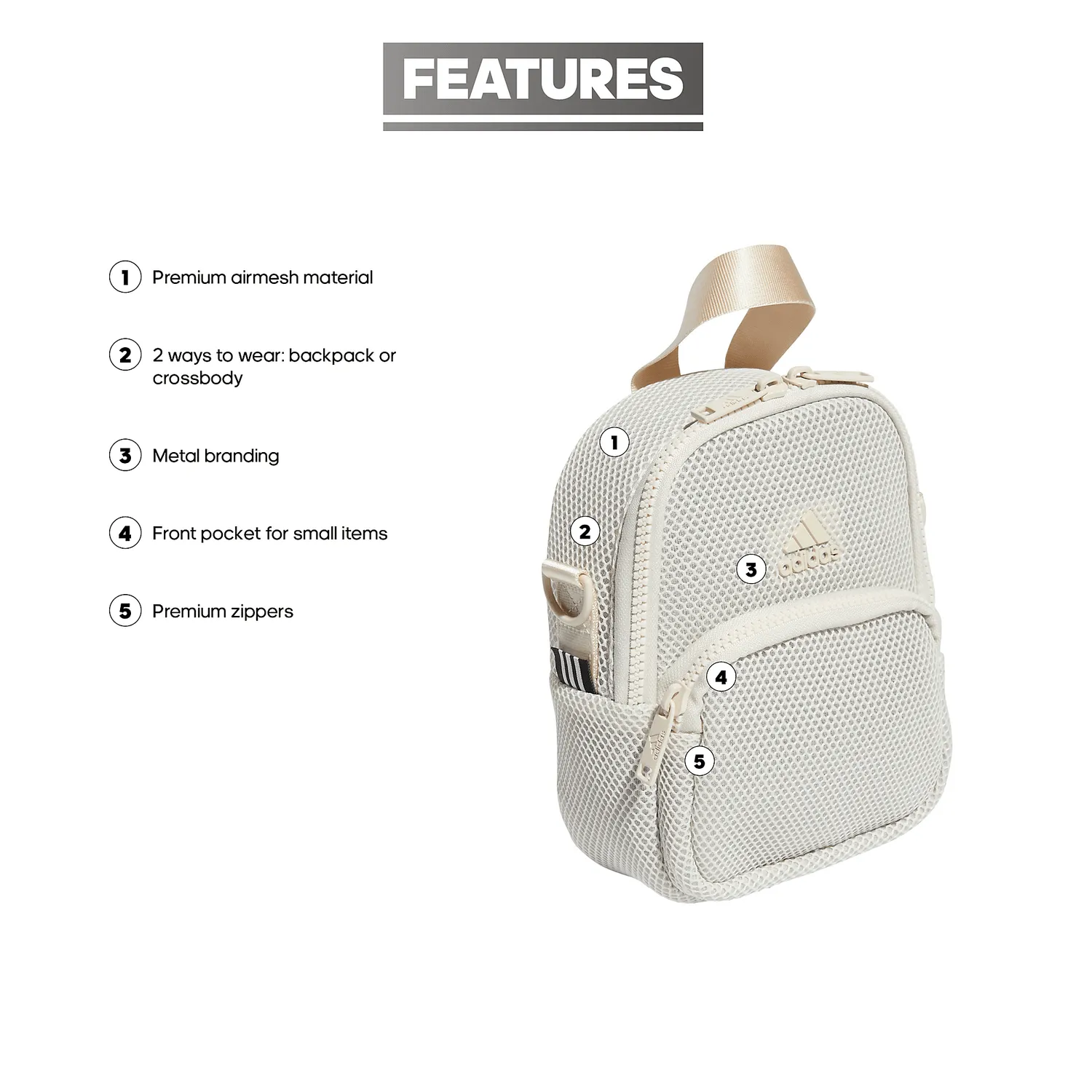 adidas Airmesh Mini Backpack