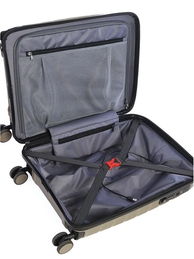 Cellini Microlite Hardshell 65cm Medium Spinner Black (2.95kg)