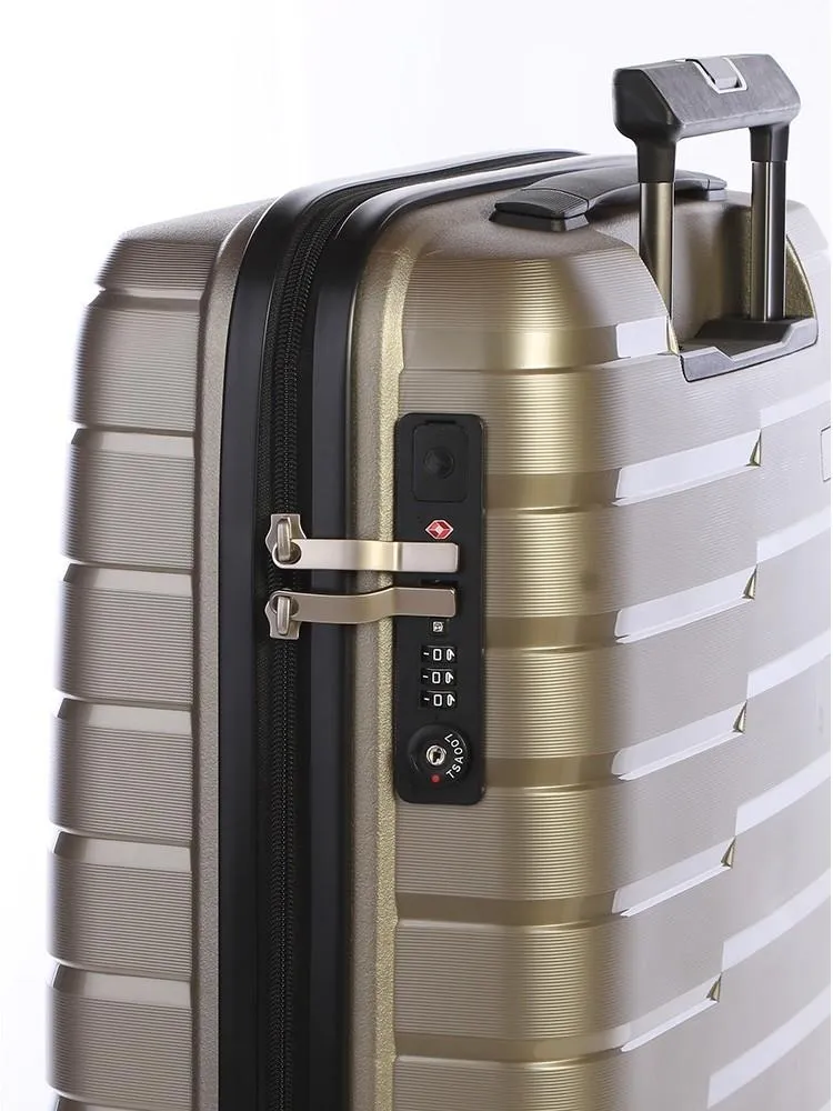Cellini Microlite Hardshell 65cm Medium Spinner Black (2.95kg)