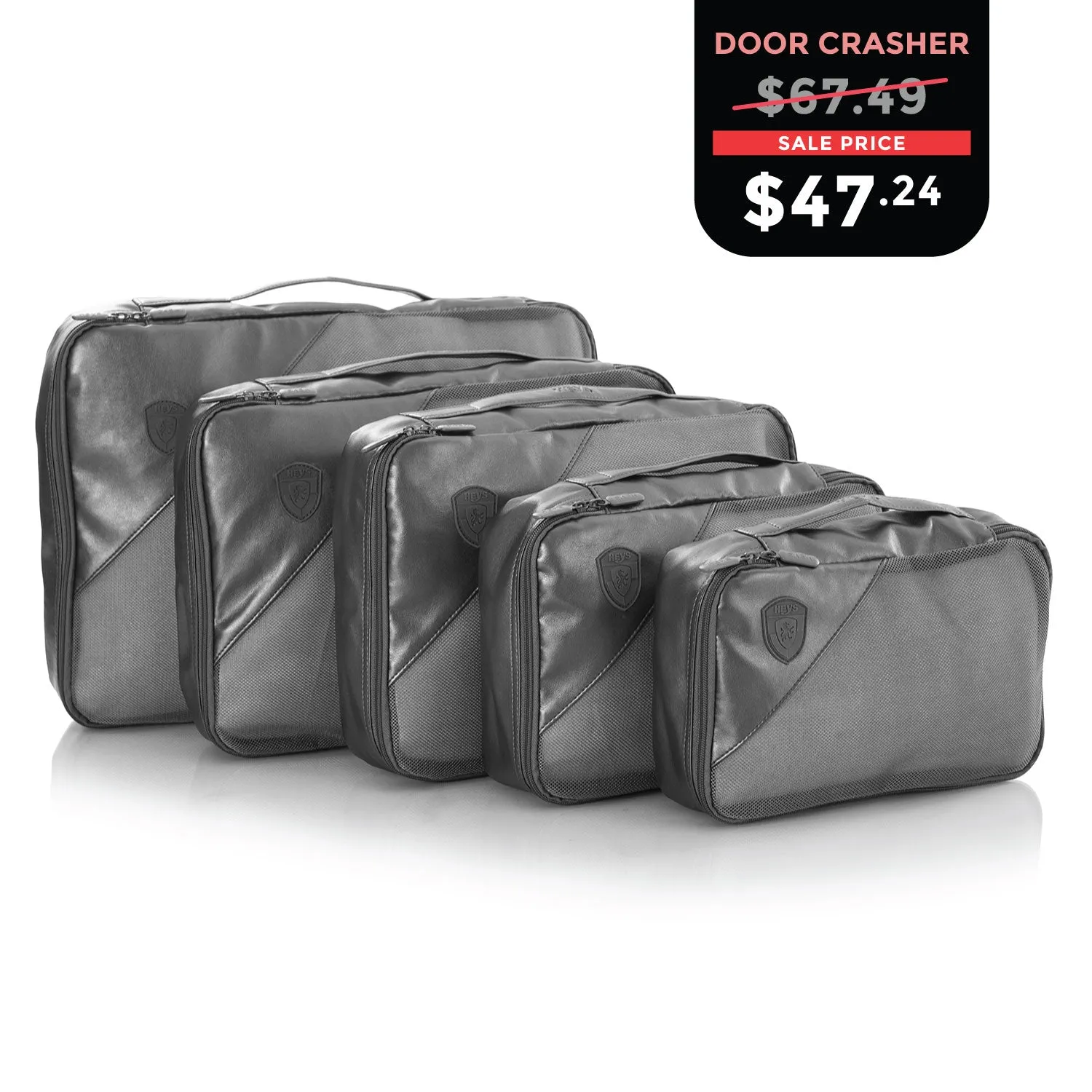 CYBER MONDAY DOOR CRASHER 2024 Metallic 5pc Set Packing Cubes