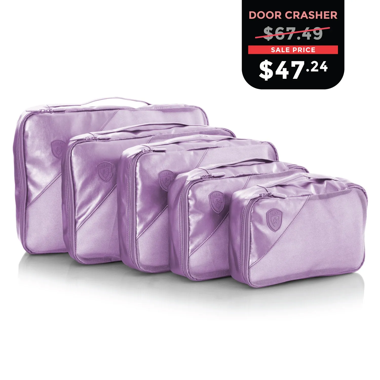CYBER MONDAY DOOR CRASHER 2024 Metallic 5pc Set Packing Cubes