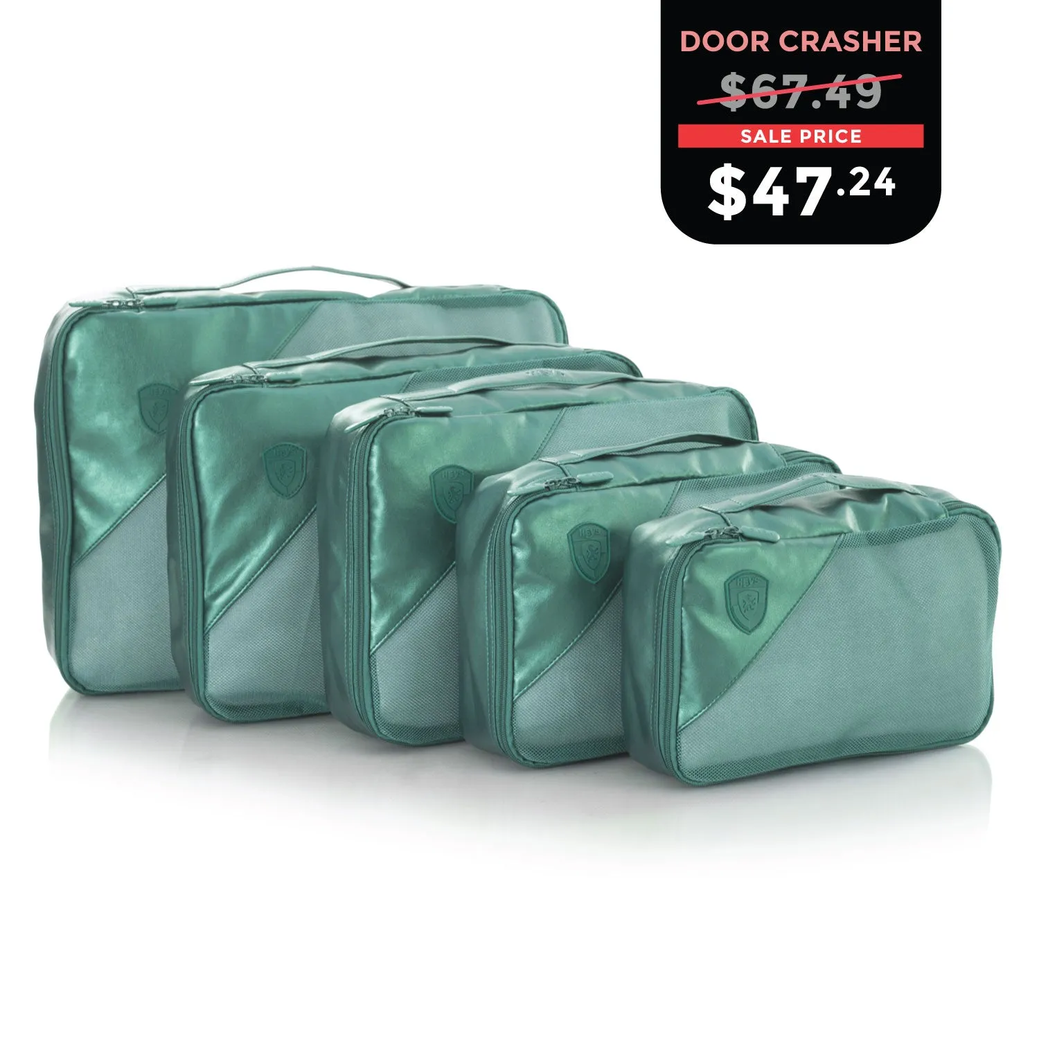 CYBER MONDAY DOOR CRASHER 2024 Metallic 5pc Set Packing Cubes