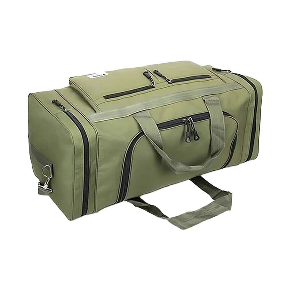 FancyGrab Large Capacity Mens Travel Duffle Bag Luggage Bag Water Resistant Gym Bag Sports Bag Handbags Green