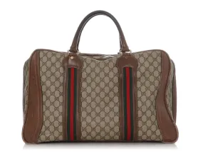 Gucci Vintage GG Duffle Bag