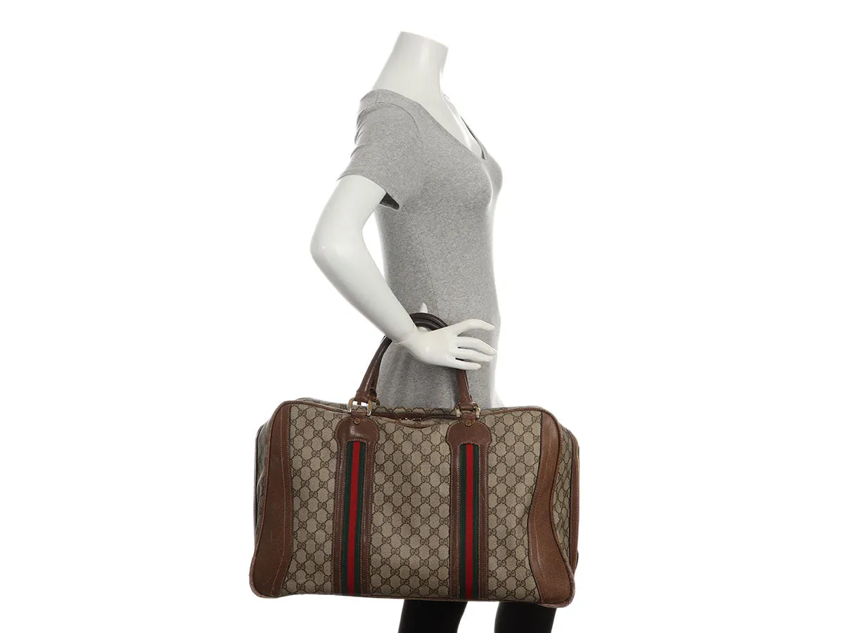 Gucci Vintage GG Duffle Bag