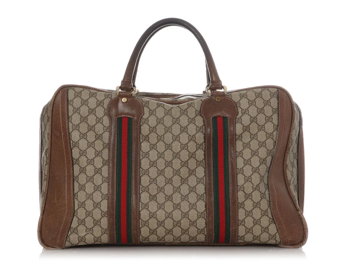 Gucci Vintage GG Duffle Bag