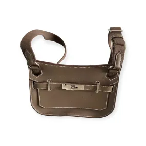 Hermès Mini Jyspsière Etoupe, PHW
