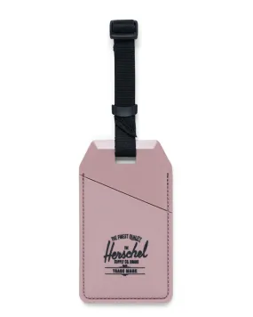 Herschel Supply Co Rubber Luggage Tag - Ash Rose