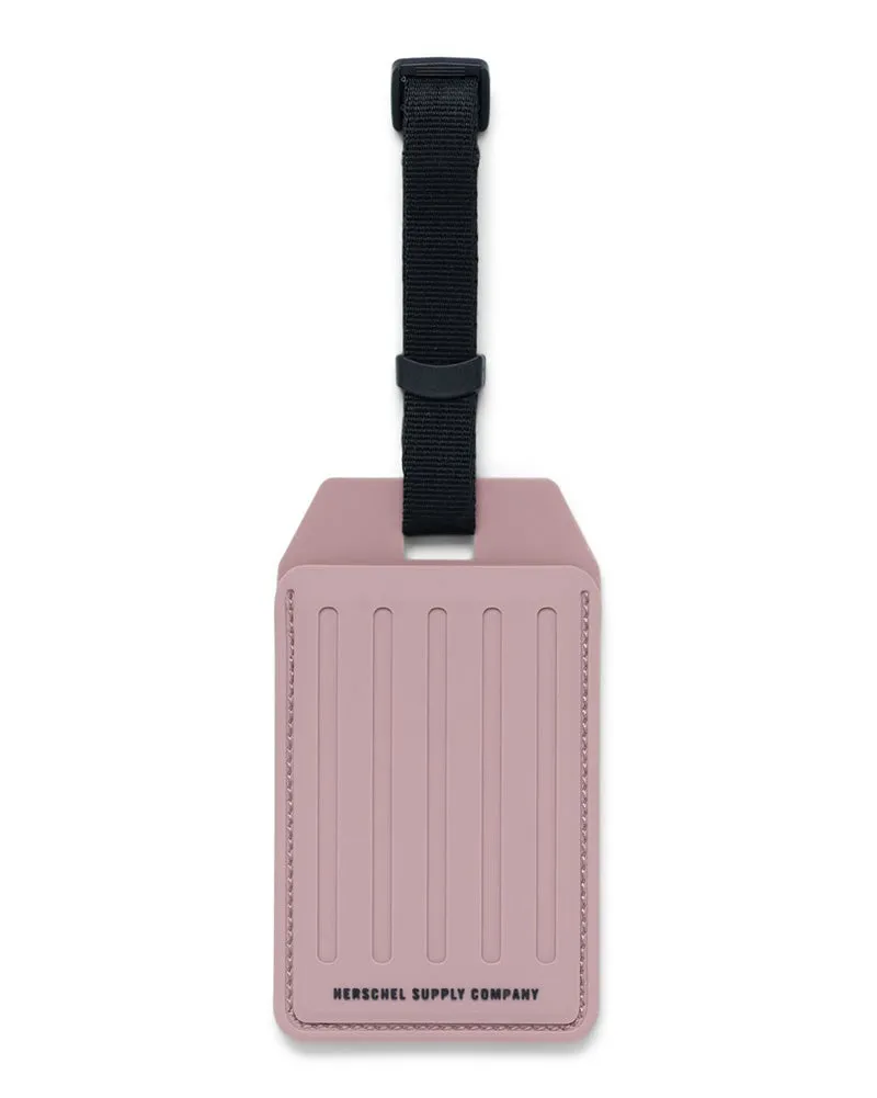 Herschel Supply Co Rubber Luggage Tag - Ash Rose