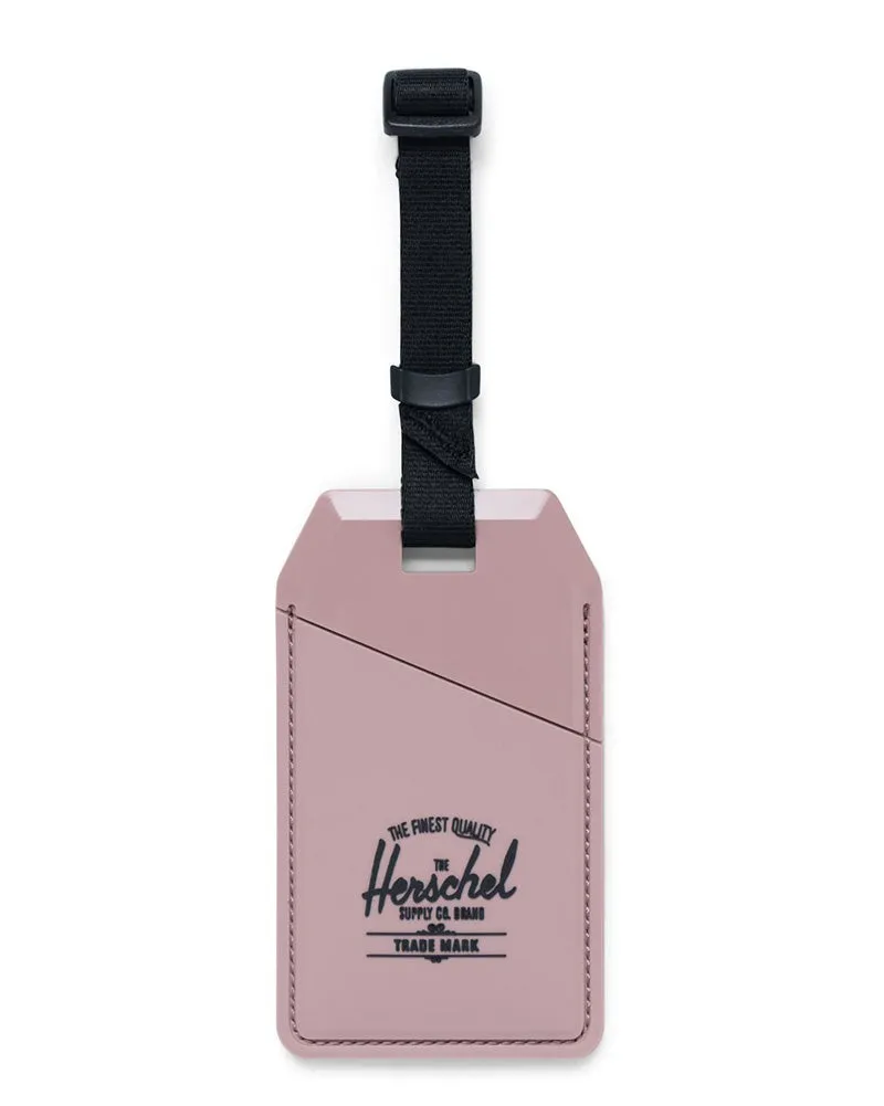 Herschel Supply Co Rubber Luggage Tag - Ash Rose