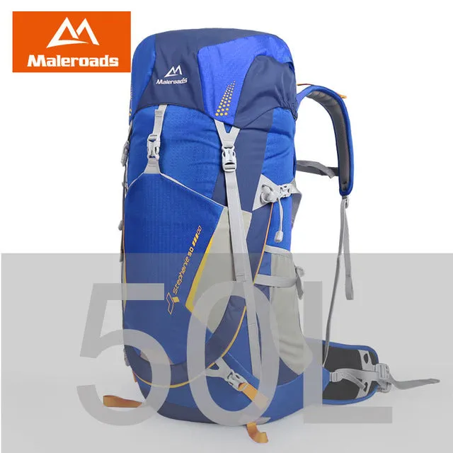 High quality Professional Mountaineering climb backpack Trekking pack camp 50L 60L
