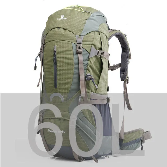 High quality Professional Mountaineering climb backpack Trekking pack camp 50L 60L