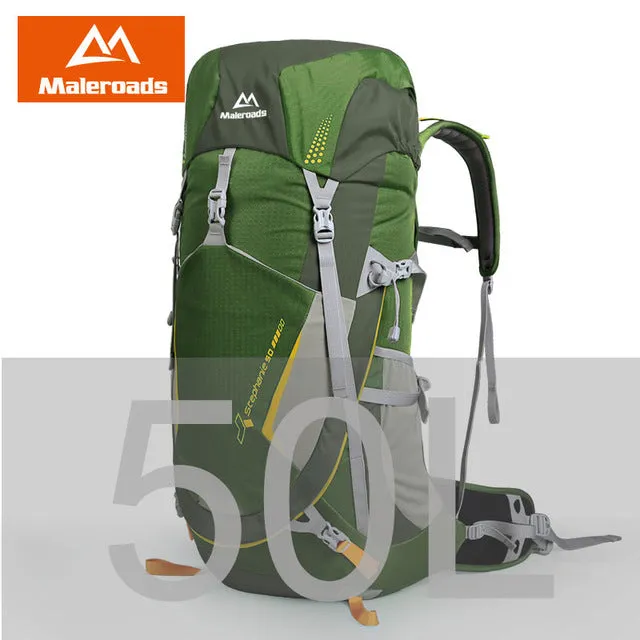 High quality Professional Mountaineering climb backpack Trekking pack camp 50L 60L