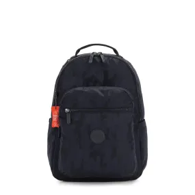 Kipling Seoul Large 15" Laptop Backpack Blue Camo
