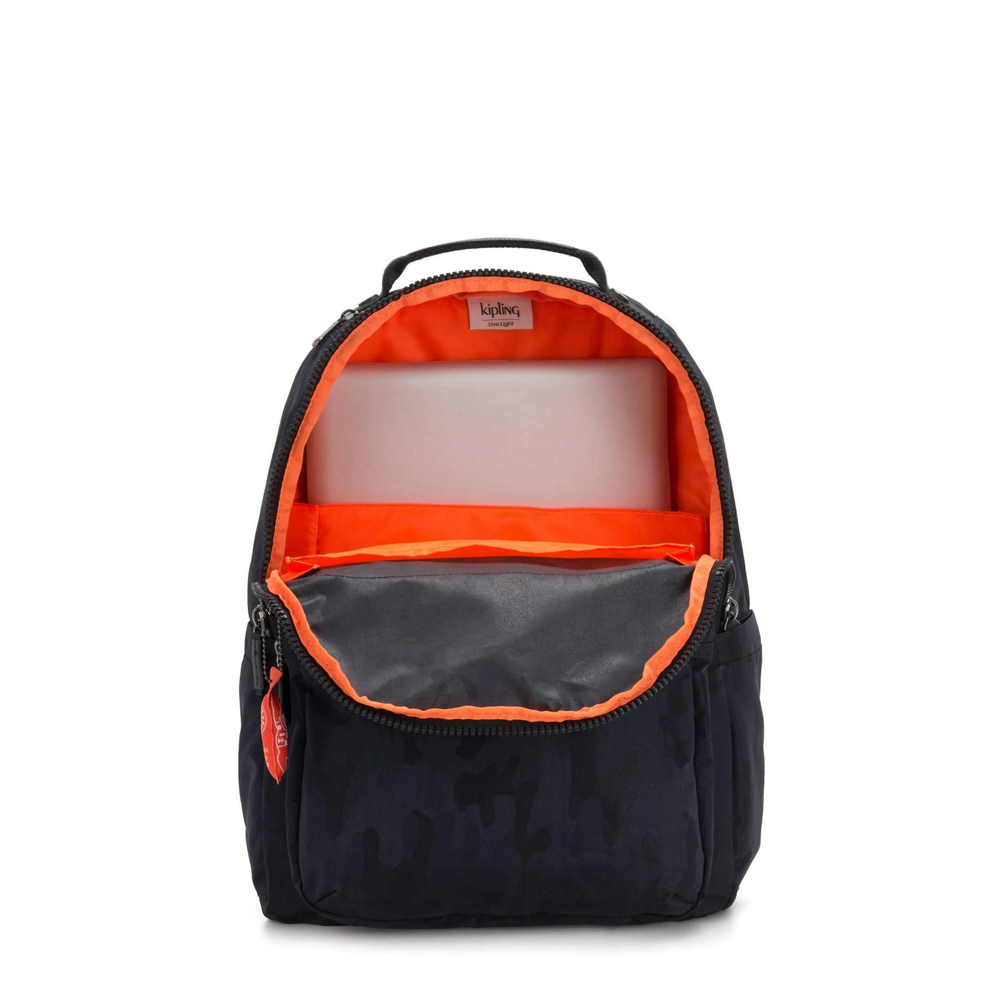 Kipling Seoul Large 15" Laptop Backpack Blue Camo