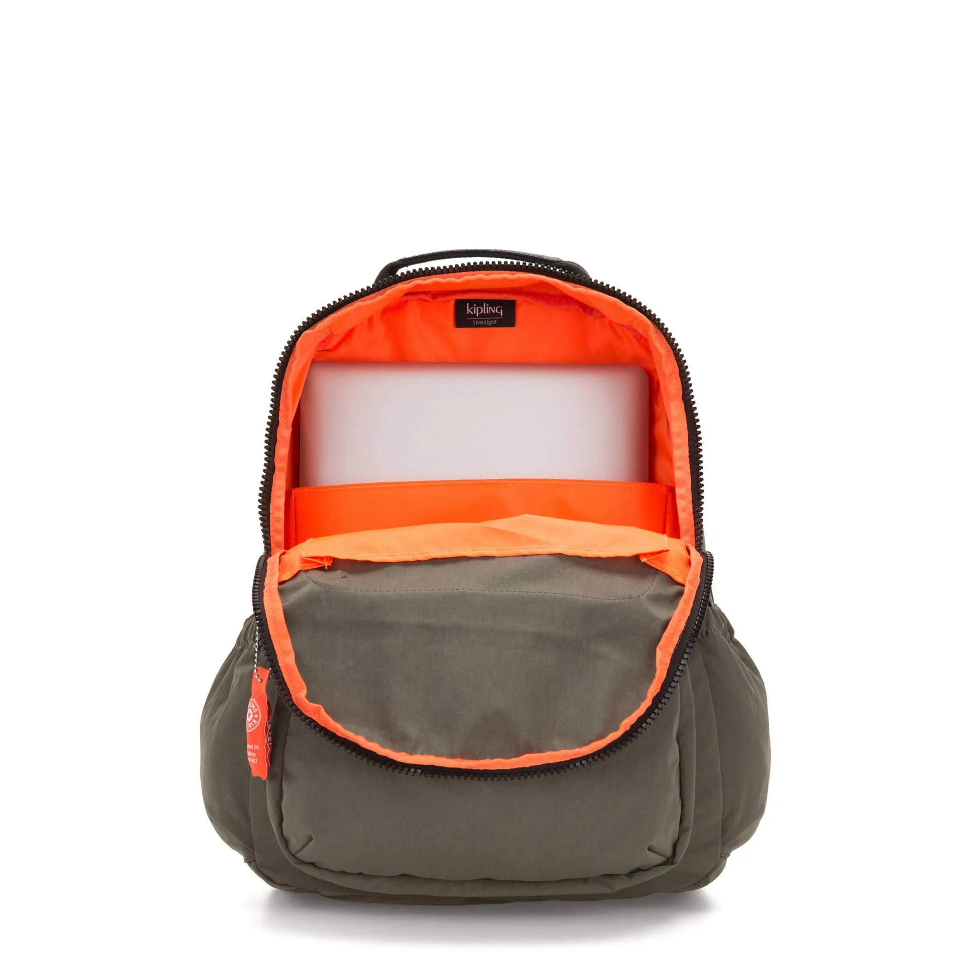 Kipling Seoul Large 15" Laptop Backpack Cool Moss