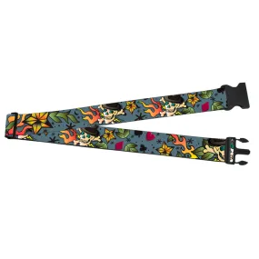 Luggage Strap - 2.0" - Death or Glory CLOSE-UP Gray