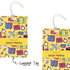 Luggage Tags -Vacation Mode- Pack of 2 Tags - PREPAID ONLY