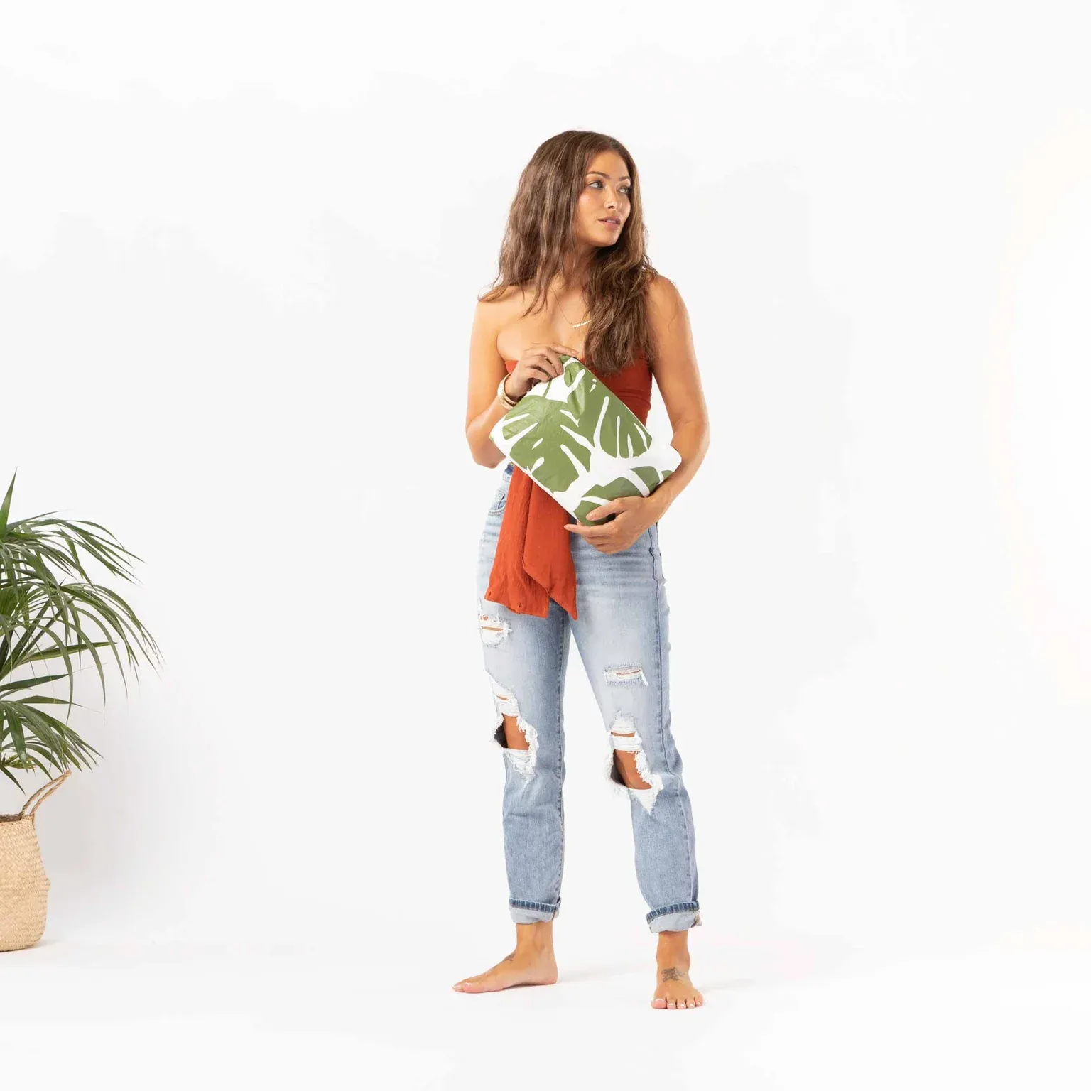 Monstera Mid Pouch