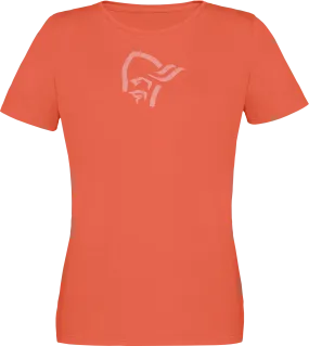 Norrøna Women&#x27;s /29 Cotton Viking T-shirt Orange Alert | Buy Norrøna Women&#x27;s /29 Cotton Viking T-shirt Orange Alert here | Outnorth