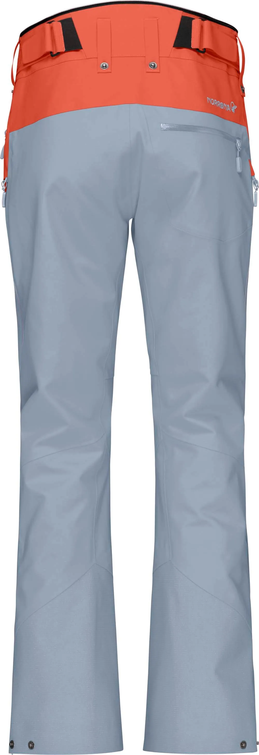 Norrøna Women&#x27;s Lofoten GORE-TEX Pro Pants Orange Alert/Blue Fog | Buy Norrøna Women&#x27;s Lofoten GORE-TEX Pro Pants Orange Alert/Blue Fog here | Outnorth