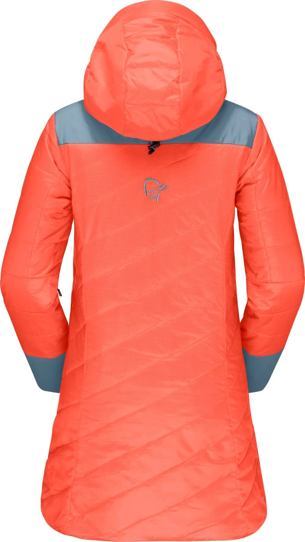 Norrøna Women&#x27;s Lofoten Primaloft80 Anorak Orange Alert/Blue Fog | Buy Norrøna Women&#x27;s Lofoten Primaloft80 Anorak Orange Alert/Blue Fog here | Outnorth