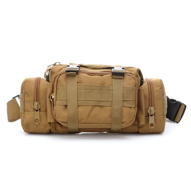 Outdoor Military Tactical Waist Bag Waterproof Nylon Camping Hiking Backpack Pouch Hand Bag