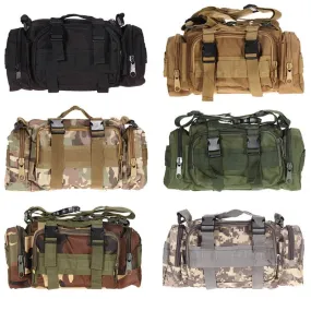 Outdoor Military Tactical Waist Bag Waterproof Nylon Camping Hiking Backpack Pouch Hand Bag