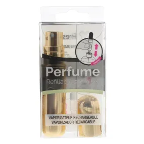 Pressit Gold Refillable Perfume Spray Bottle
