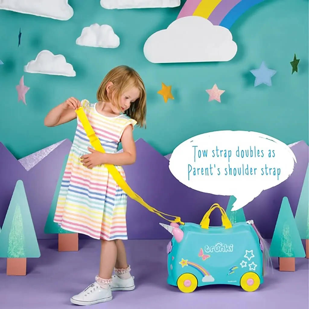 Ride-On Suitcase Una the Unicorn Trunki