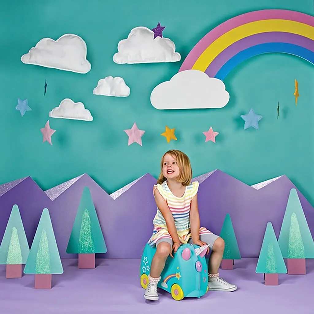 Ride-On Suitcase Una the Unicorn Trunki