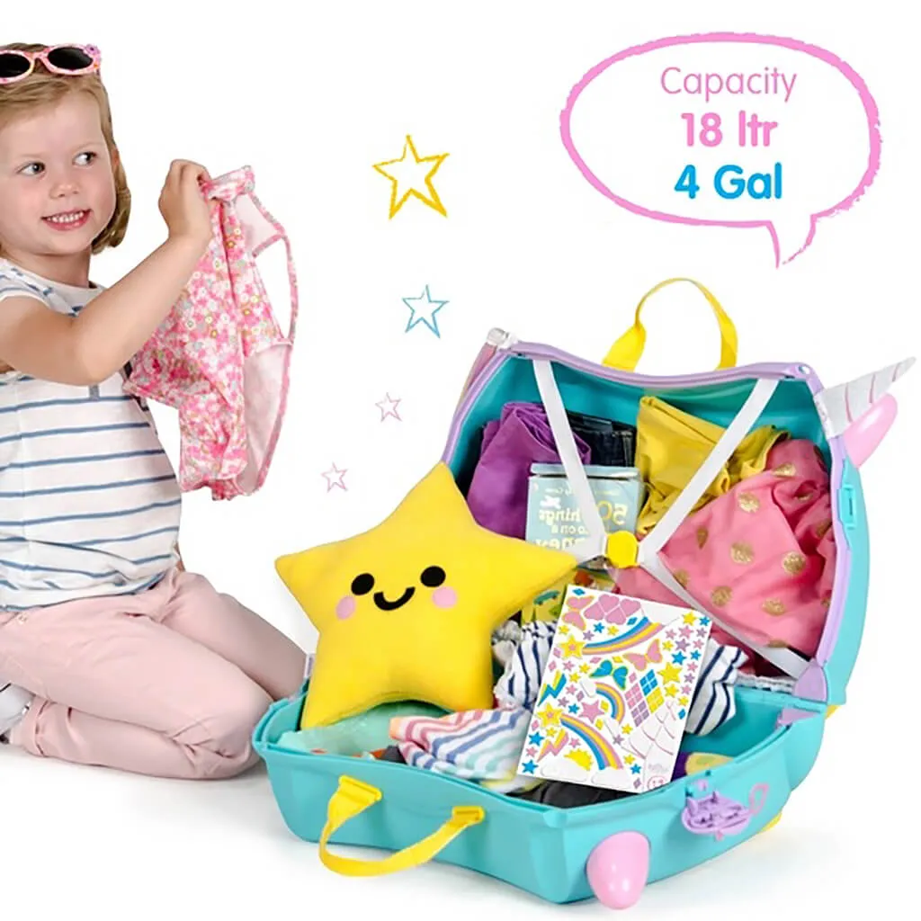 Ride-On Suitcase Una the Unicorn Trunki