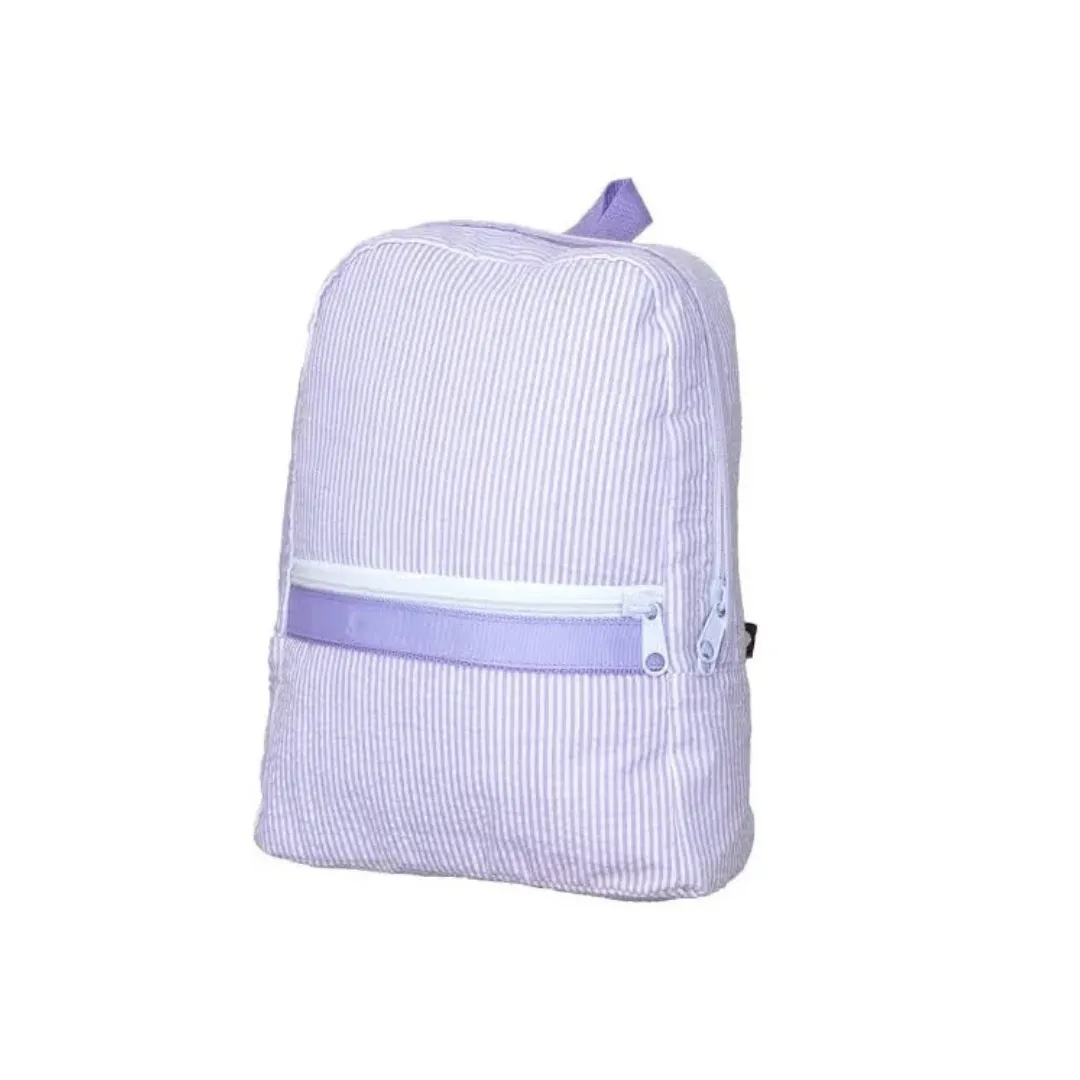 Seersucker Backpack- Small