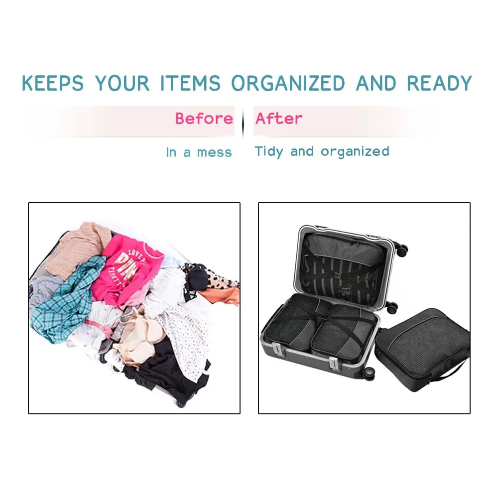 Set of 4 Luggage Storage Bags