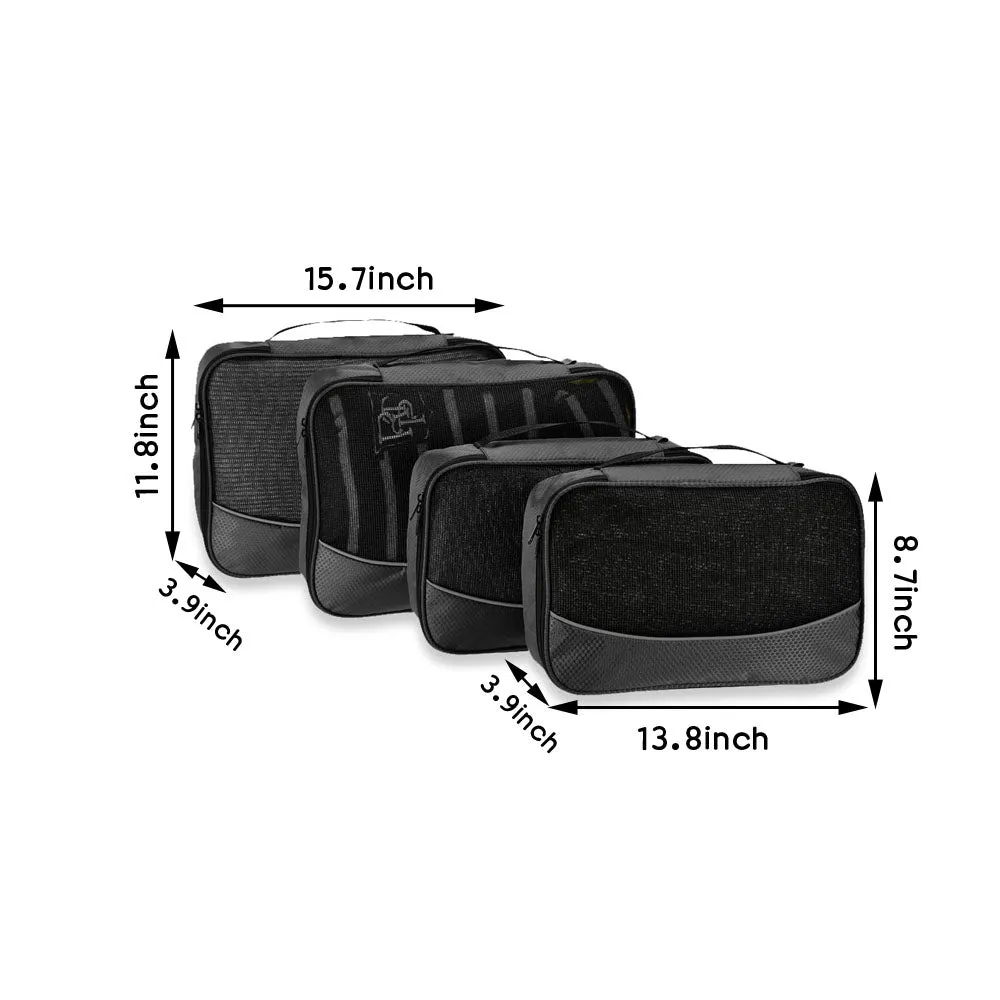Set of 4 Luggage Storage Bags