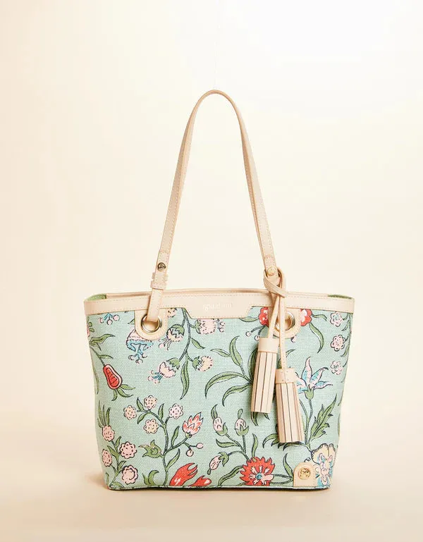 Spartina Island Tote Hamilton Floral Block