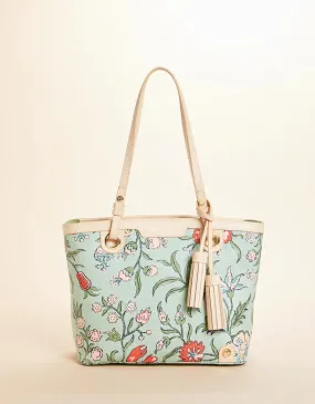 Spartina Island Tote Hamilton Floral Block