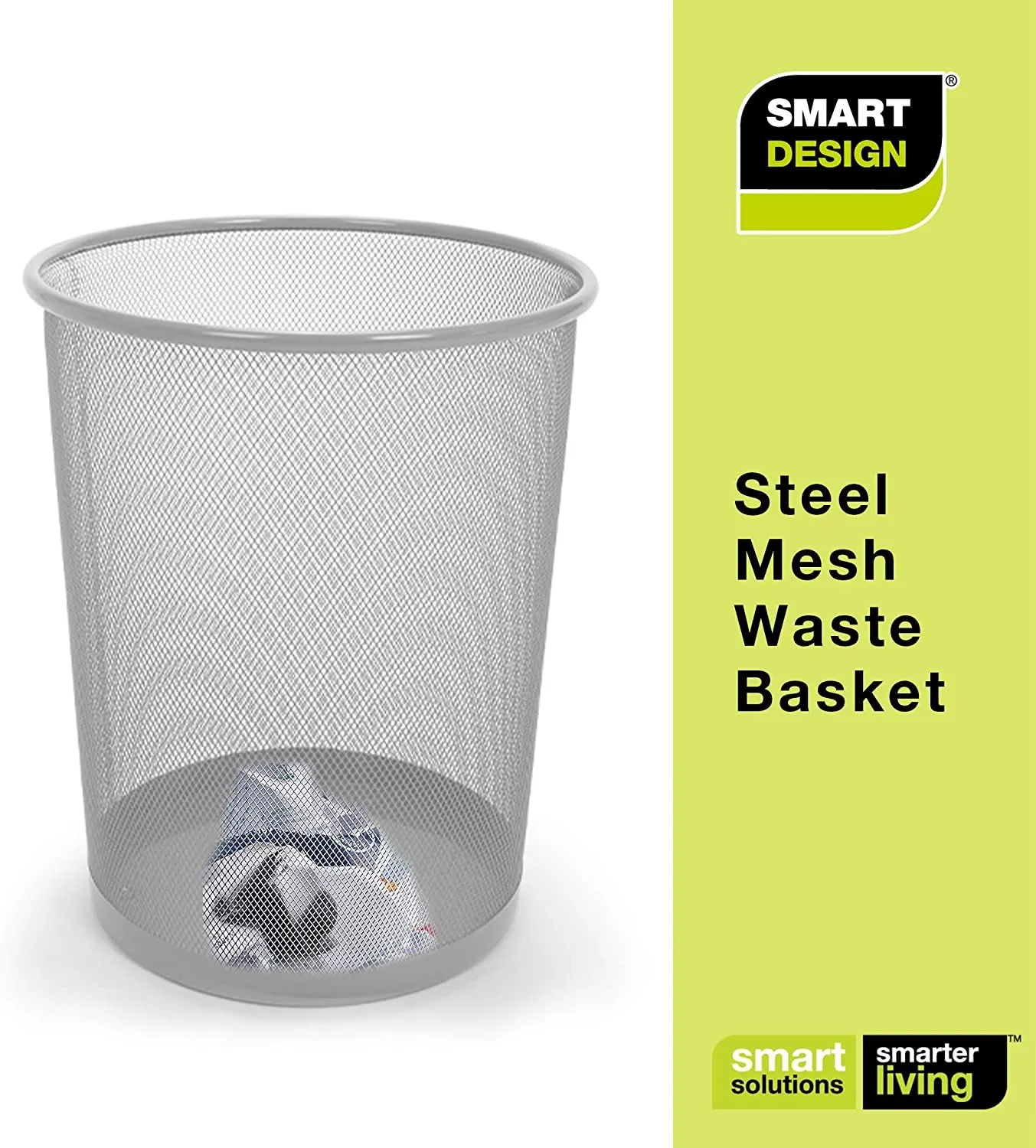 Steel Metal Mesh Waste Basket