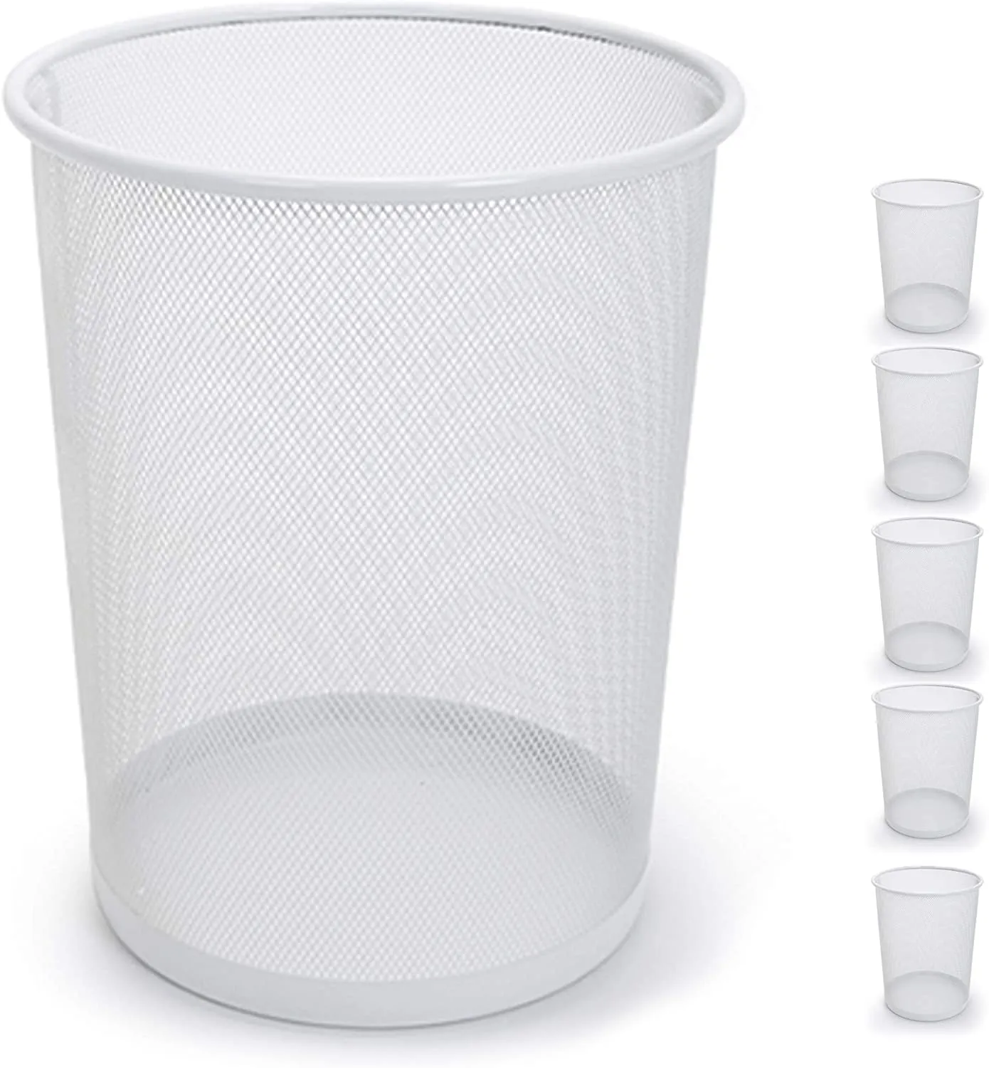 Steel Metal Mesh Waste Basket