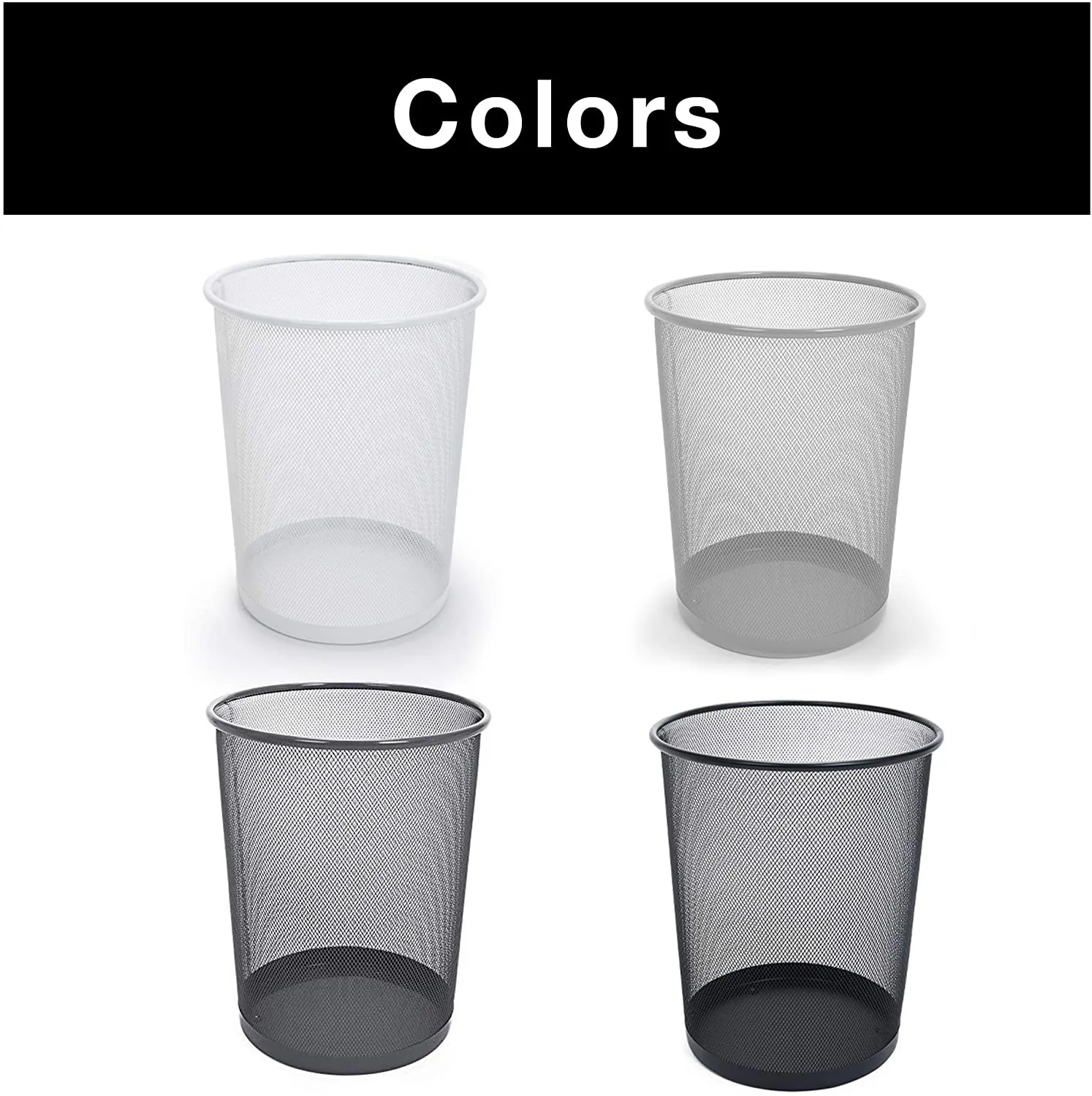 Steel Metal Mesh Waste Basket