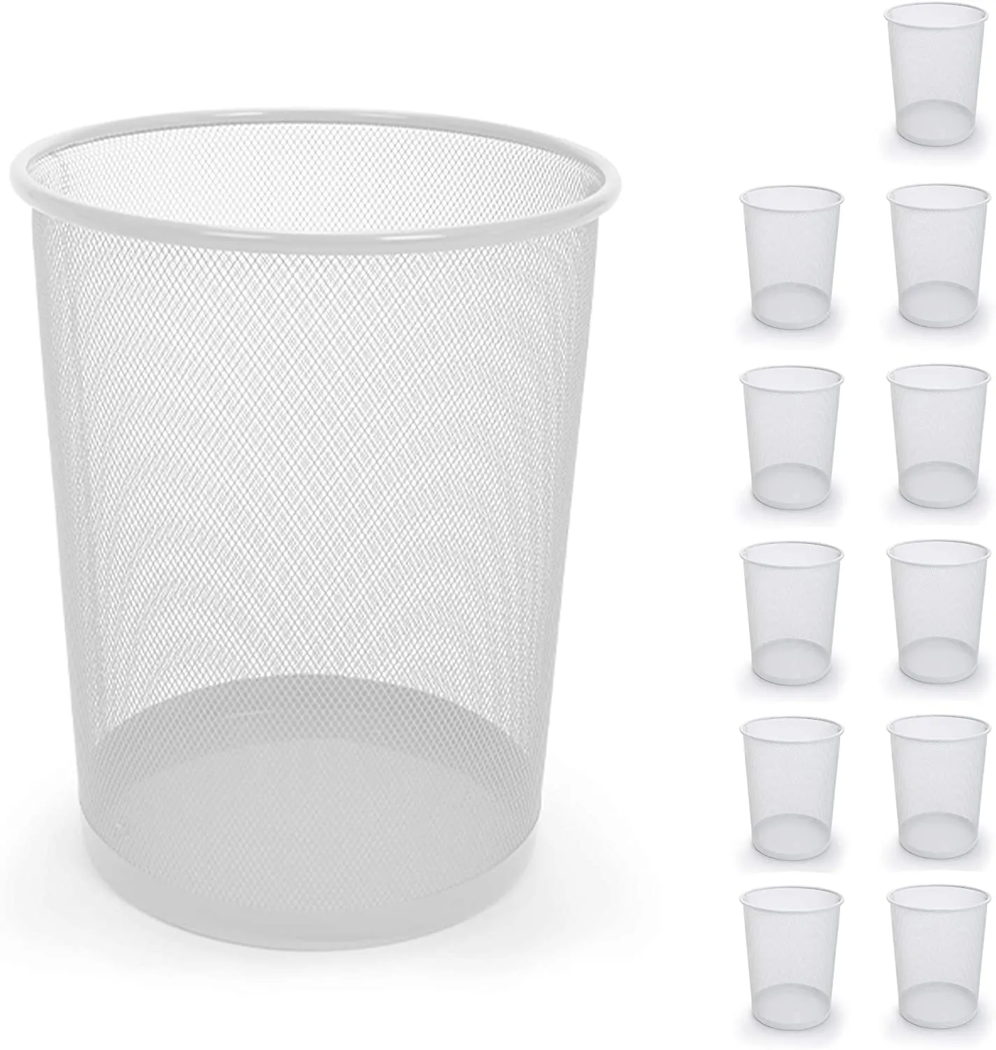 Steel Metal Mesh Waste Basket