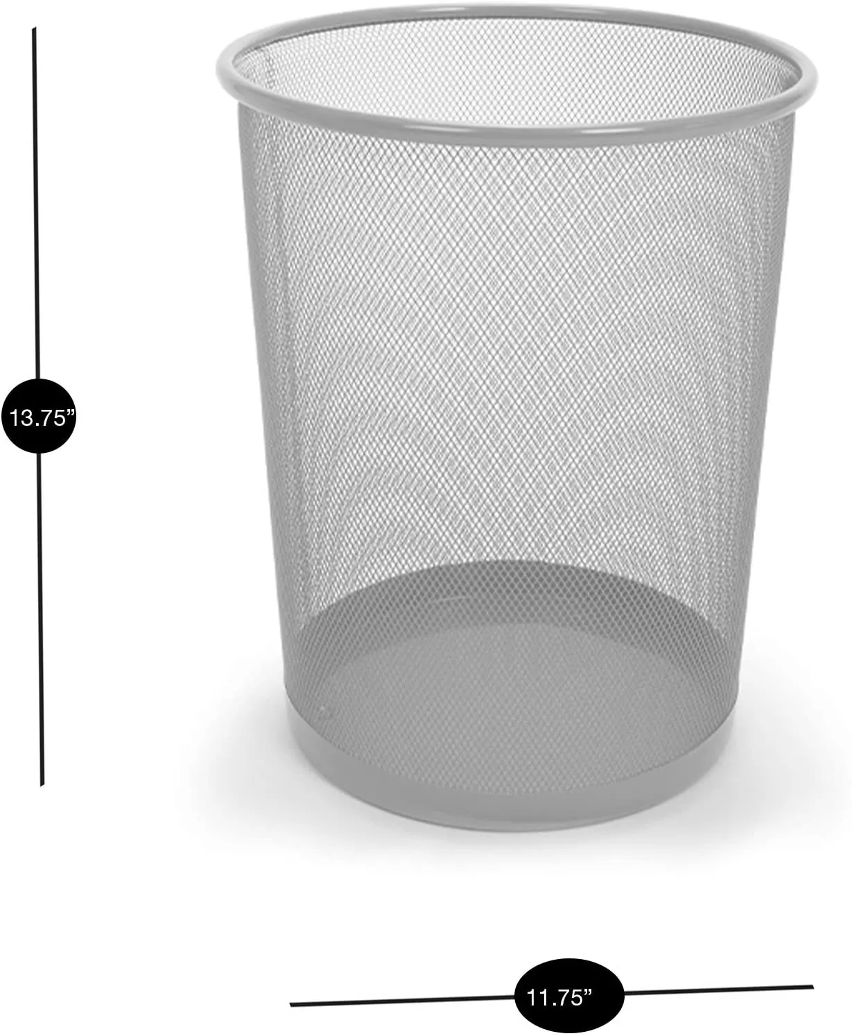 Steel Metal Mesh Waste Basket