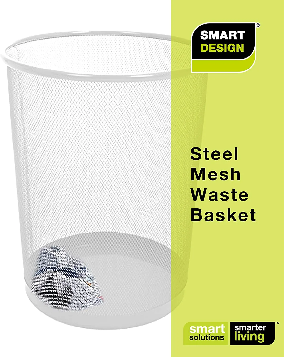 Steel Metal Mesh Waste Basket