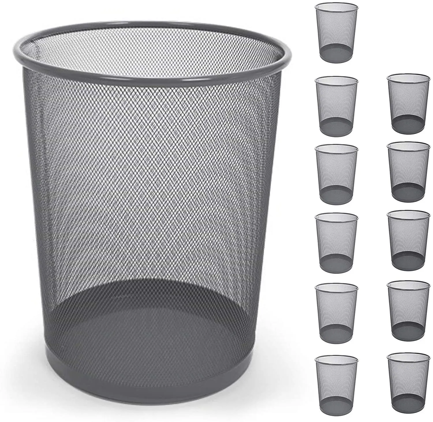Steel Metal Mesh Waste Basket